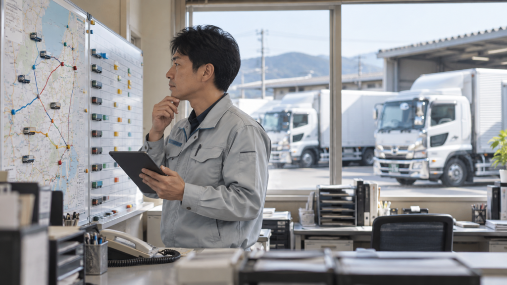 地方の物流会社で配車業務を効率化するには？